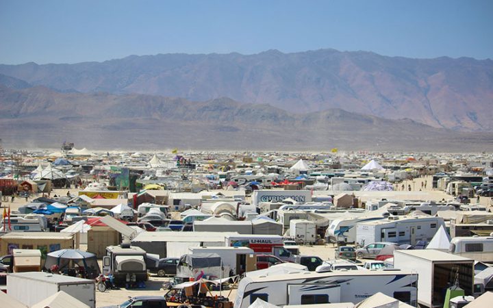 burning man rv trip