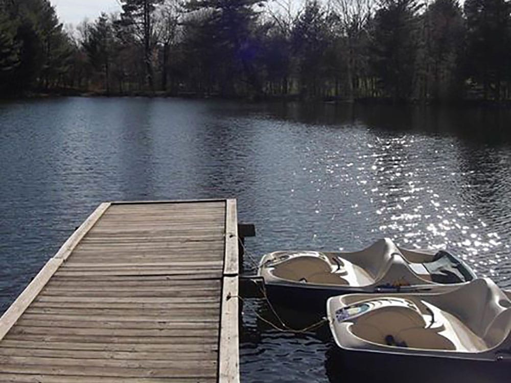 Woodland Campground - dock