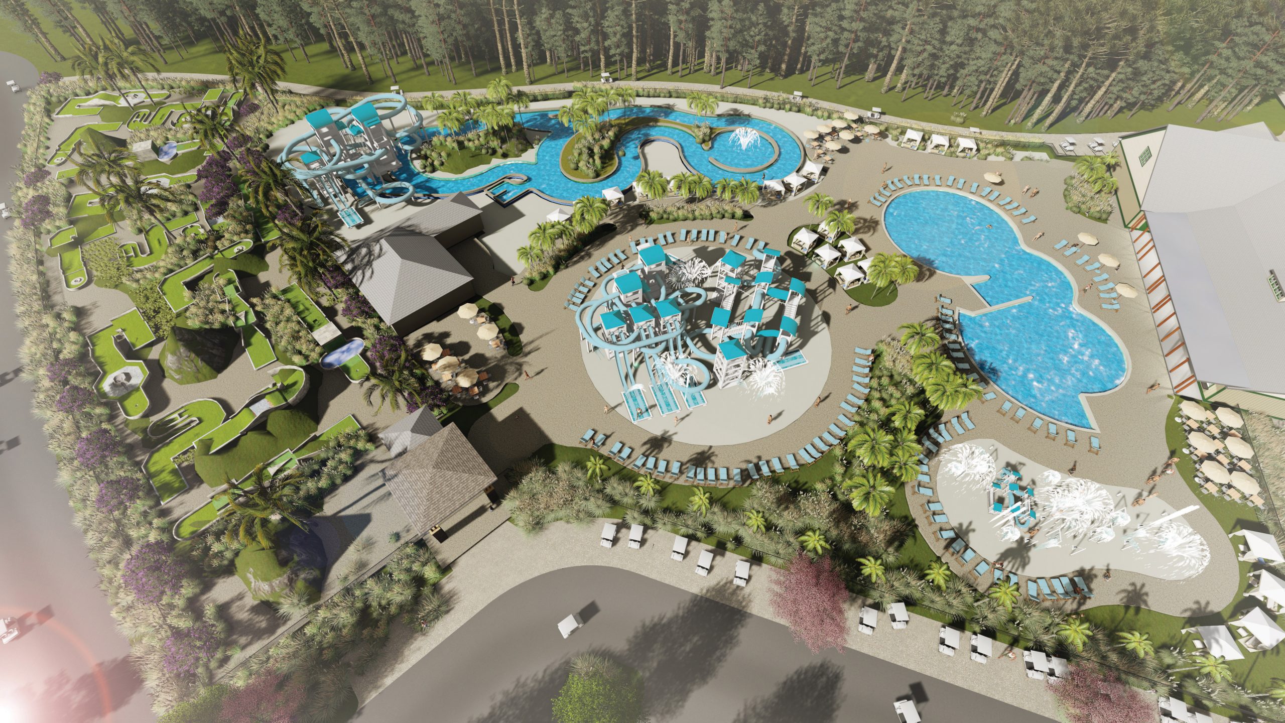 Sun RV Resorts Signature Carolina Resort Aerial shot