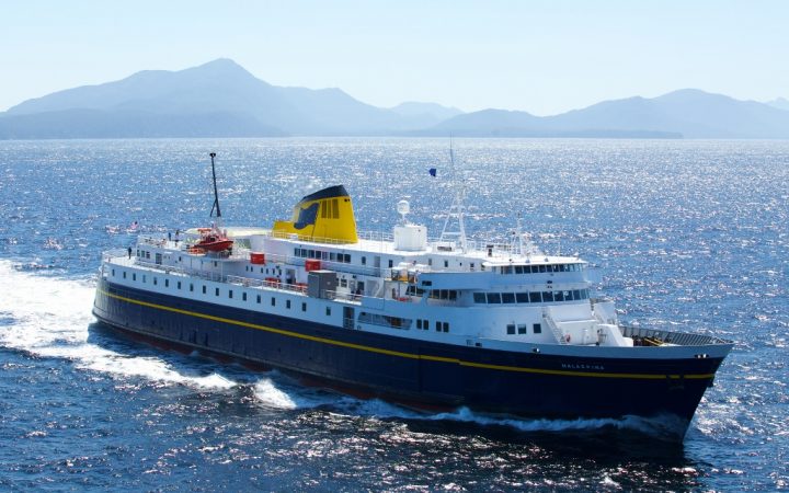 Large Ferry ship on Alaska Marine Highway