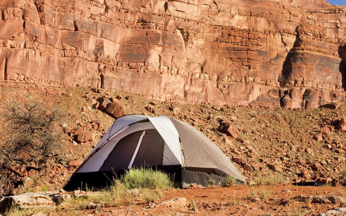 Camp site in the Utah Desert