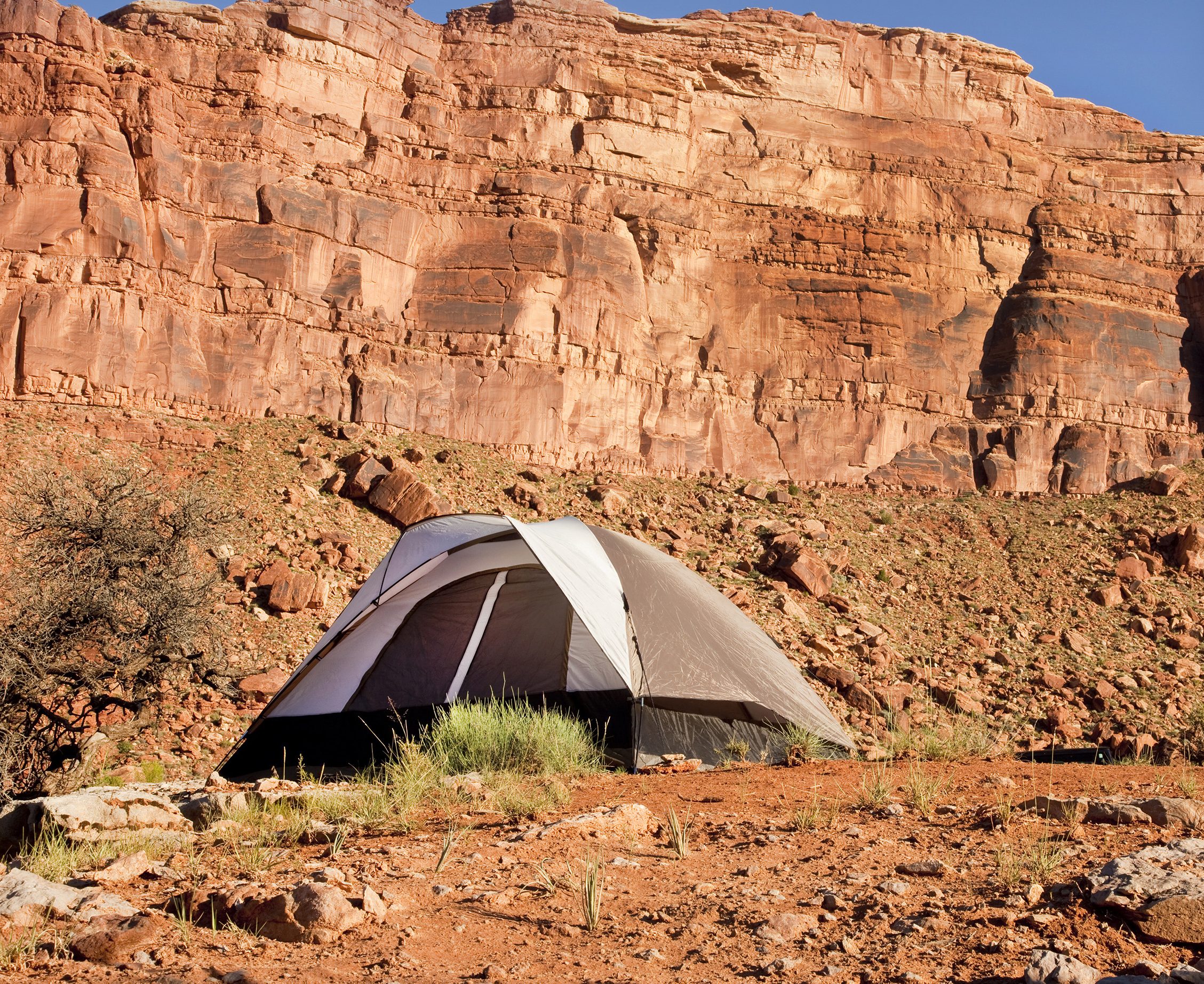 Camp site in the Utah Desert