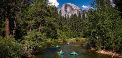 Rafting on the Merced River