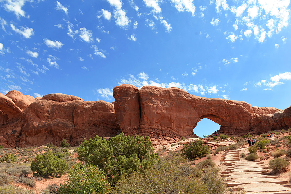 One of the formations of Arches National Park.