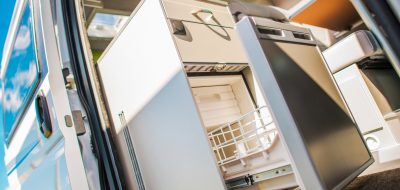 Modern Camper Van 12V Refrigerator