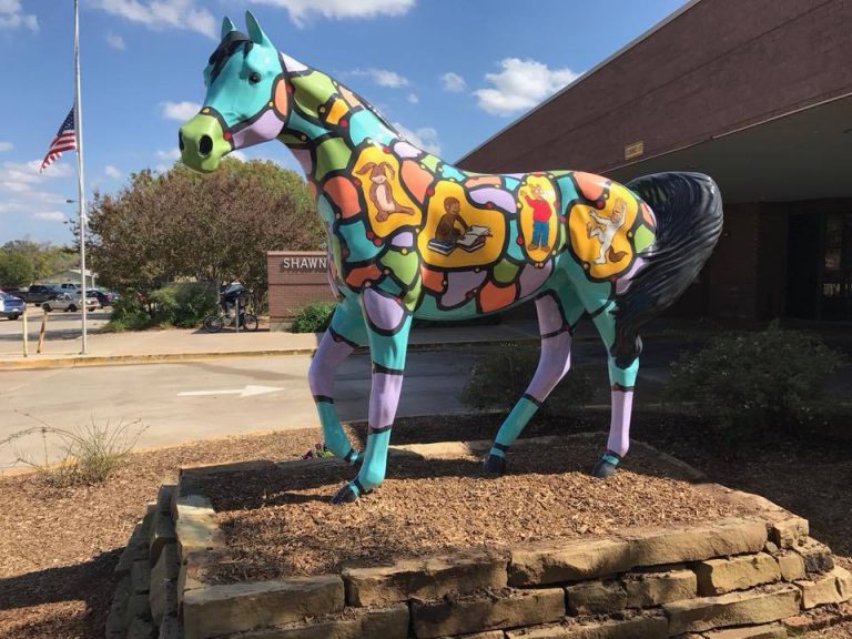 The Painted Horses of Shawnee, Oklahoma, Dazzle and Inspire Visitors