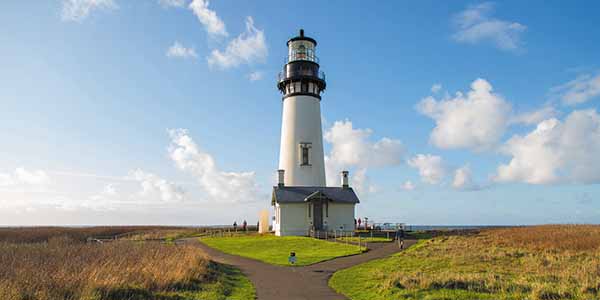 At 93 feet, Yaquina Head Lighthouse is the tallest lighthouse in Oregon.