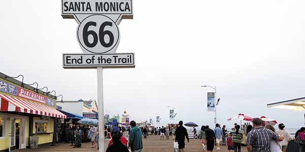 Rides, games and food entice visitors to the Santa Monica Pier