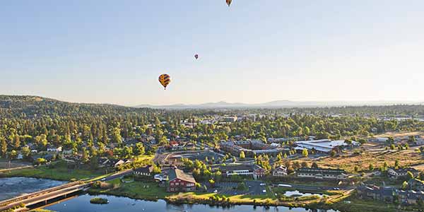 Balloons over Bend, Bend, Central Oregon,USA