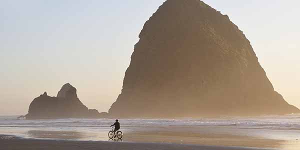 Sea stack,Cannon Beach,Oregon Coast,USA