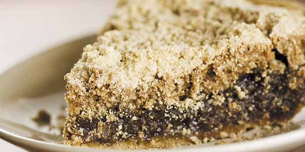 With its signature crumb coating, shoo-fly pie is a dessert staple in Lancaster County.