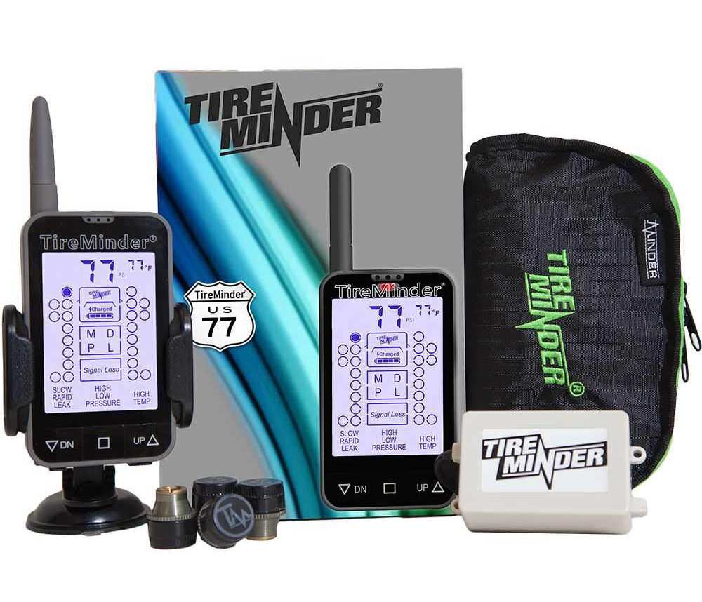 TireMinder TM-77 Tire Pressure Monitoring System with 4 Transmitters