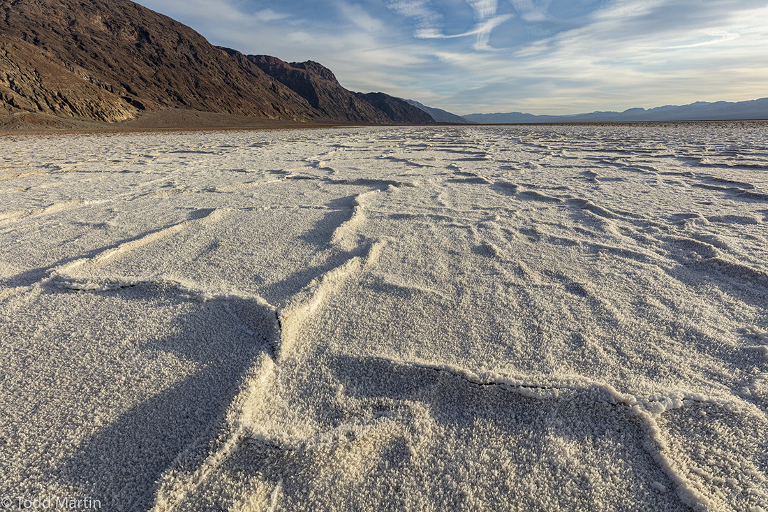 Death Valley Sand at the bottom of Death Valley.