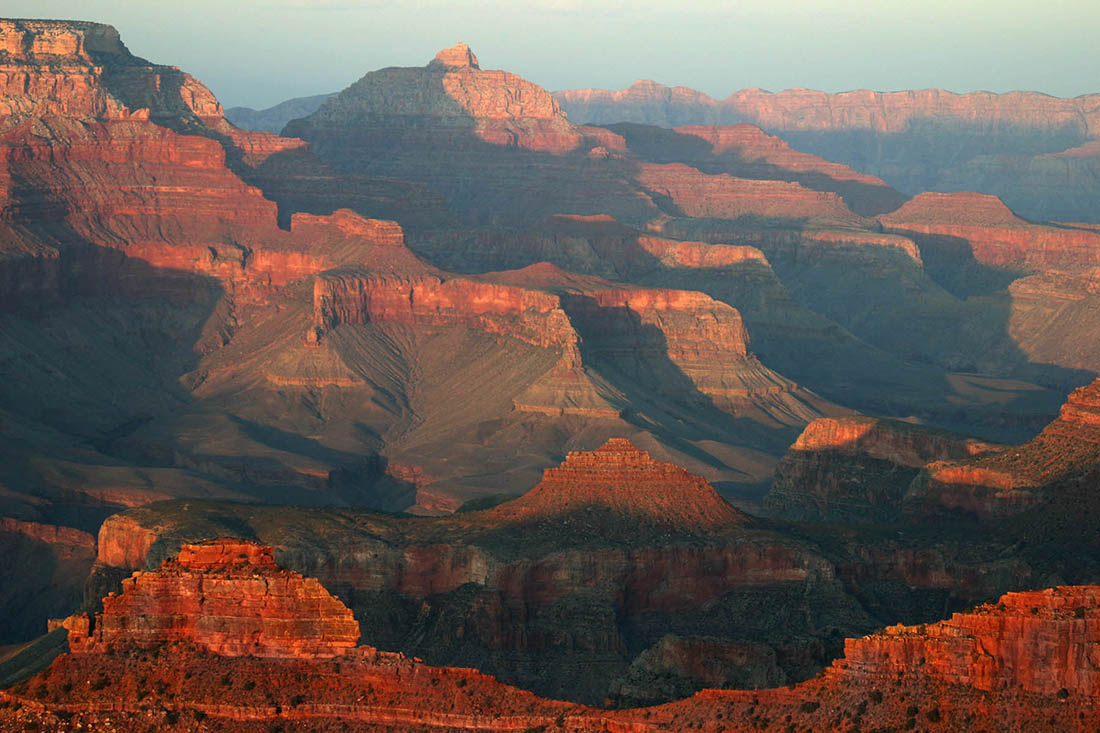 Images of the Grand Canyon in Haze