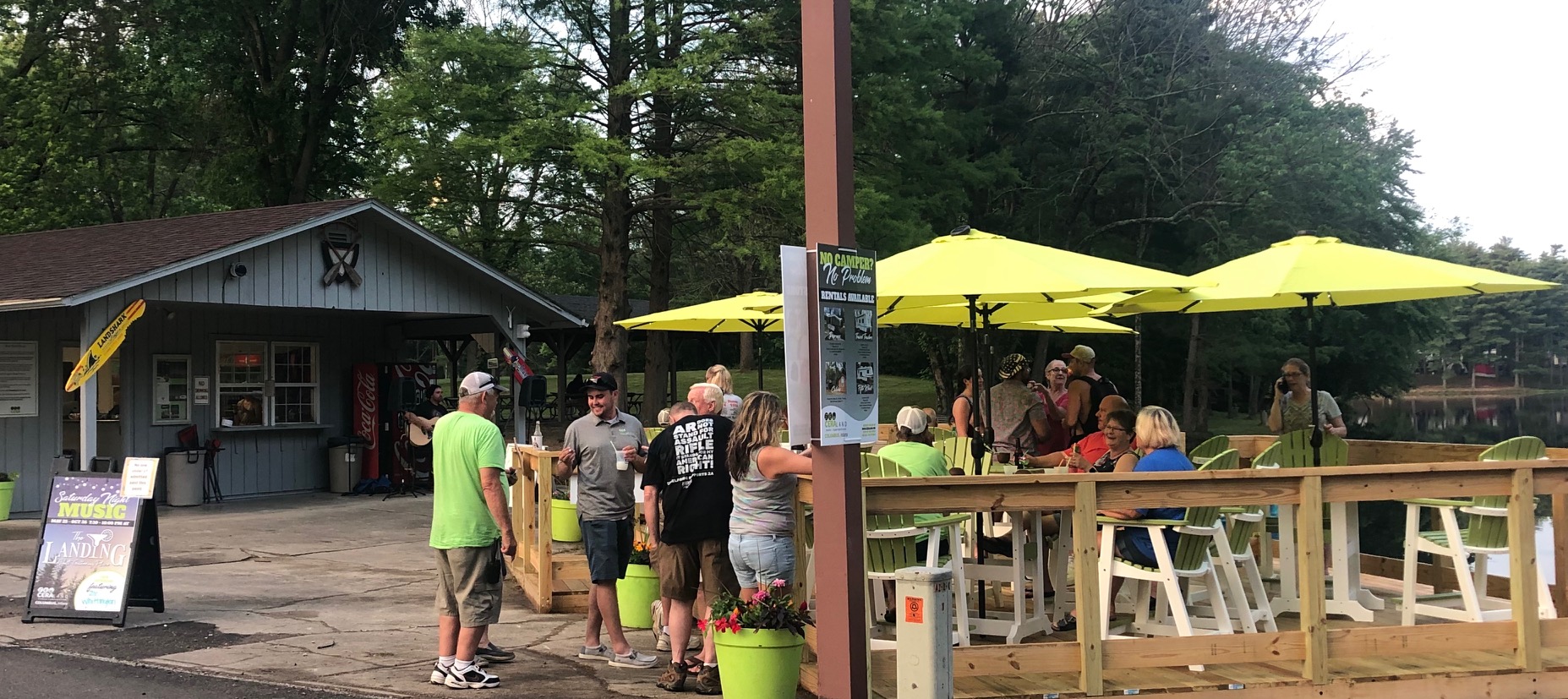 Gathering for lunch