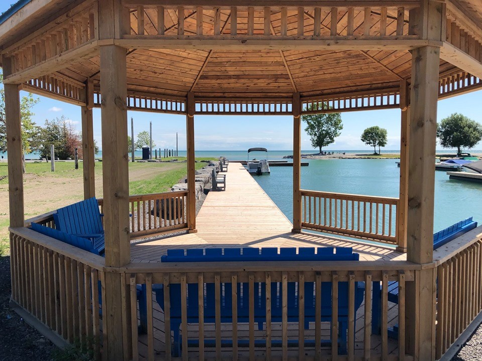 Gazebo at Quinte's Island Campark in Ontario