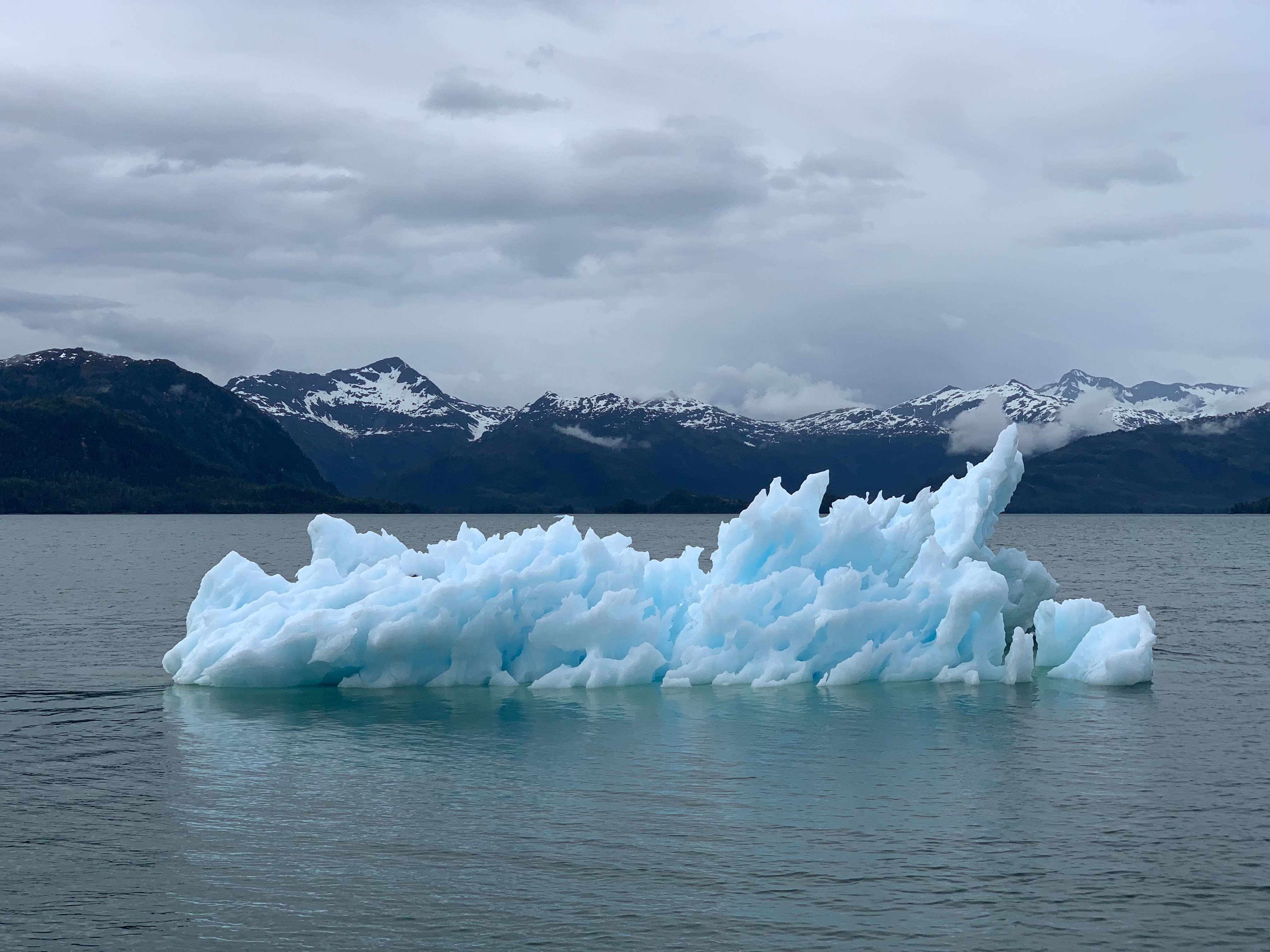 Iceberg with blue highlights
