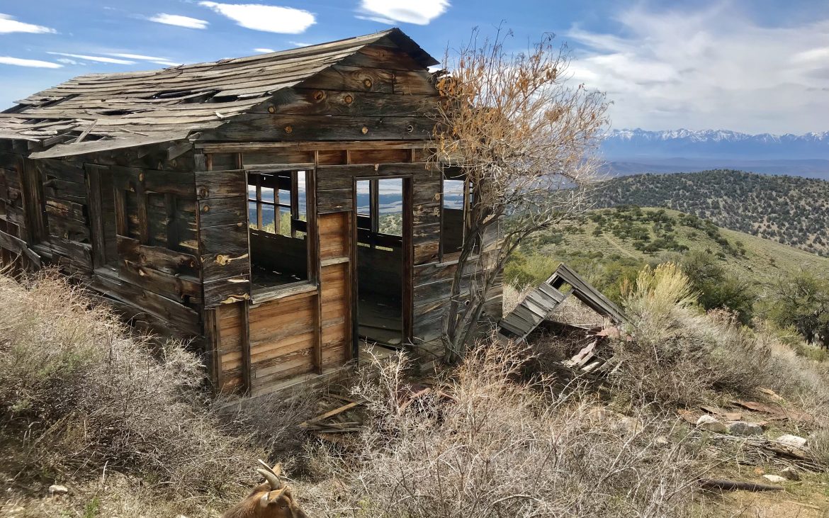 Spruce Mountain complex ghost town in Elko County
