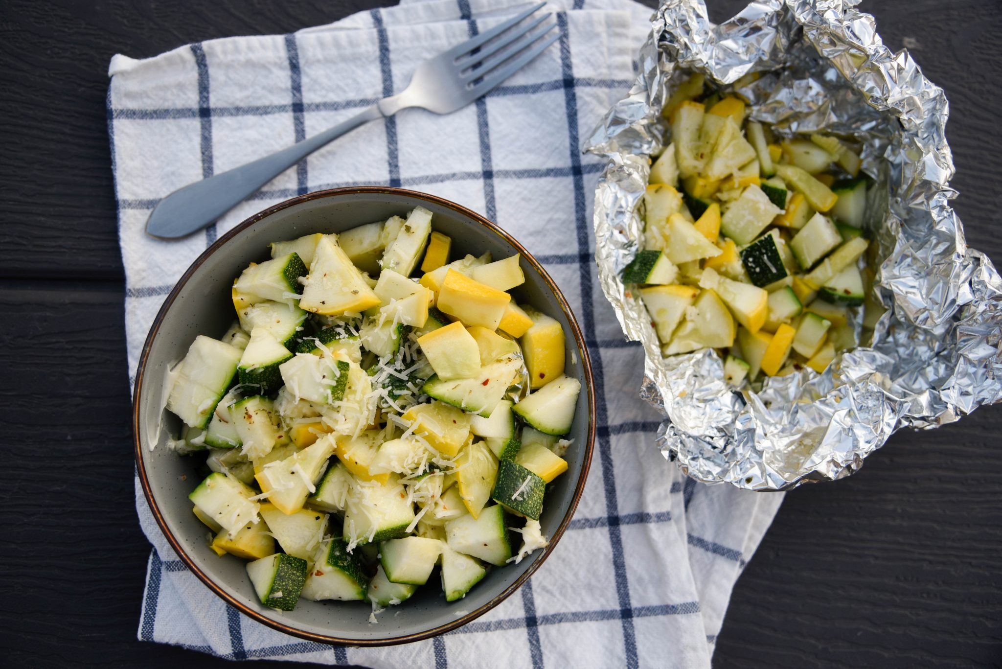 Farm to Fire With Parmesan Zuchini Campfire Foil Packets Good Sam