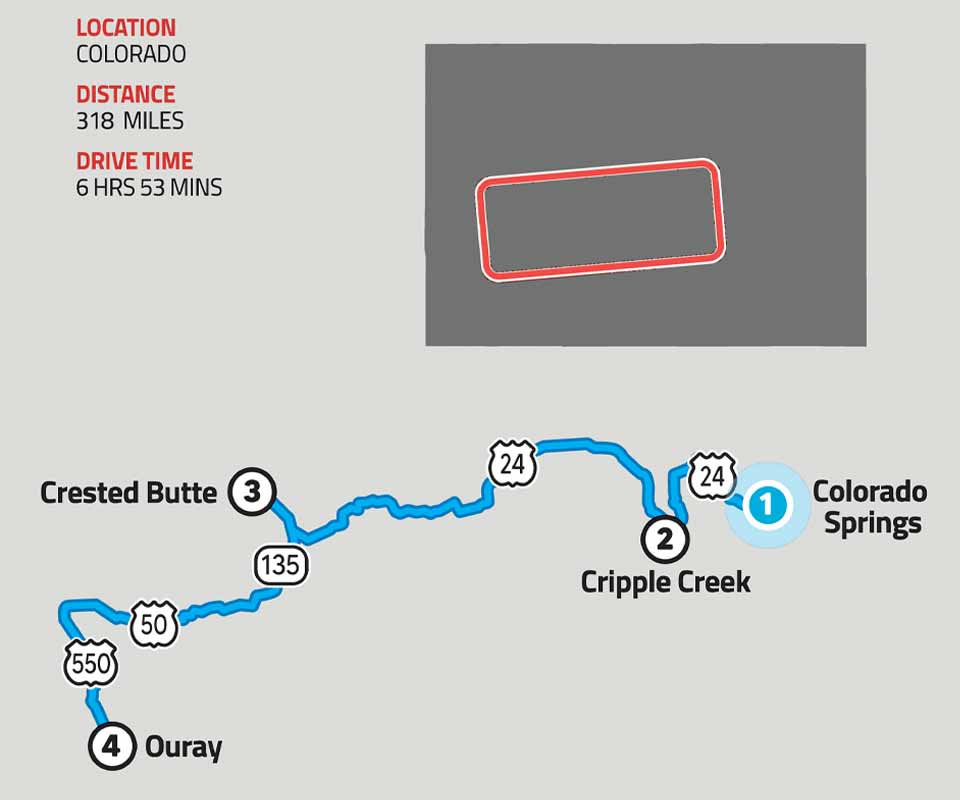 Map of Colorado