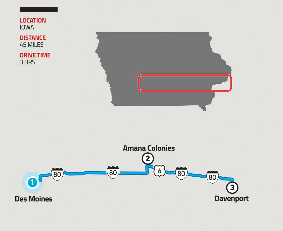 Iowa Map