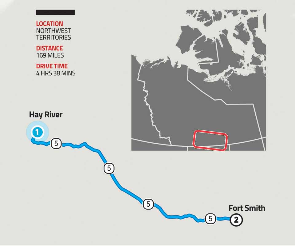 Northwest Territories Map