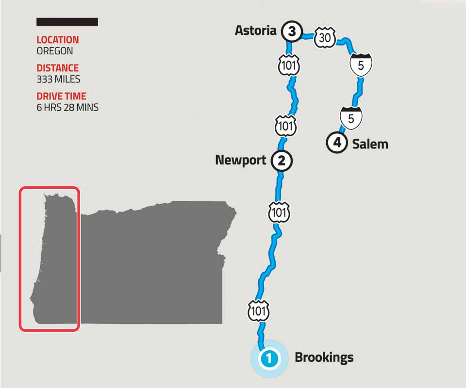 Oregon Map