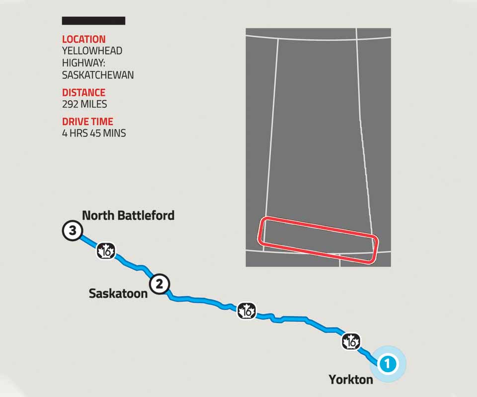 Saskatchewan map