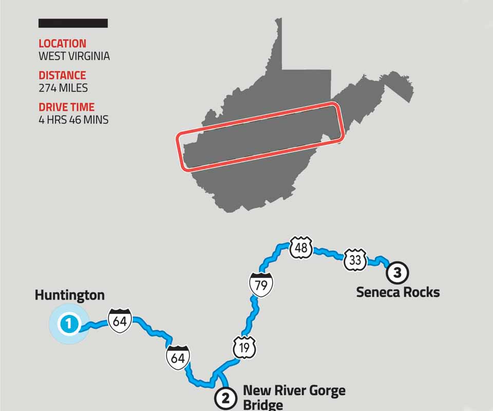 West Virginia Map