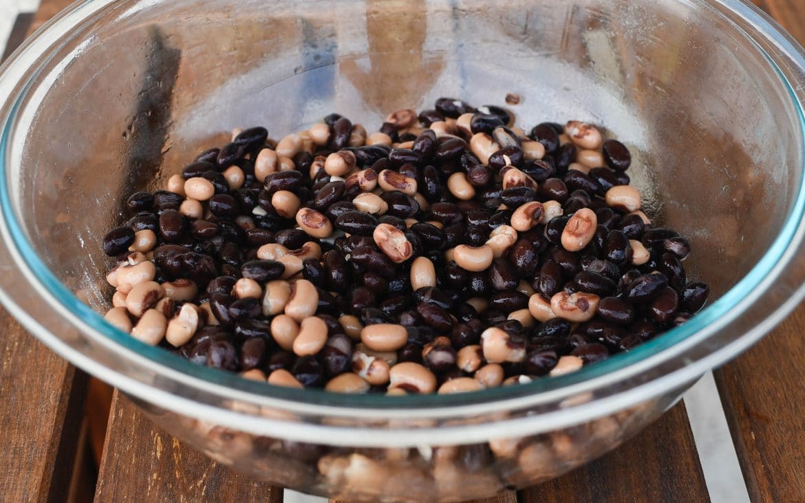 bean mixture in bowl