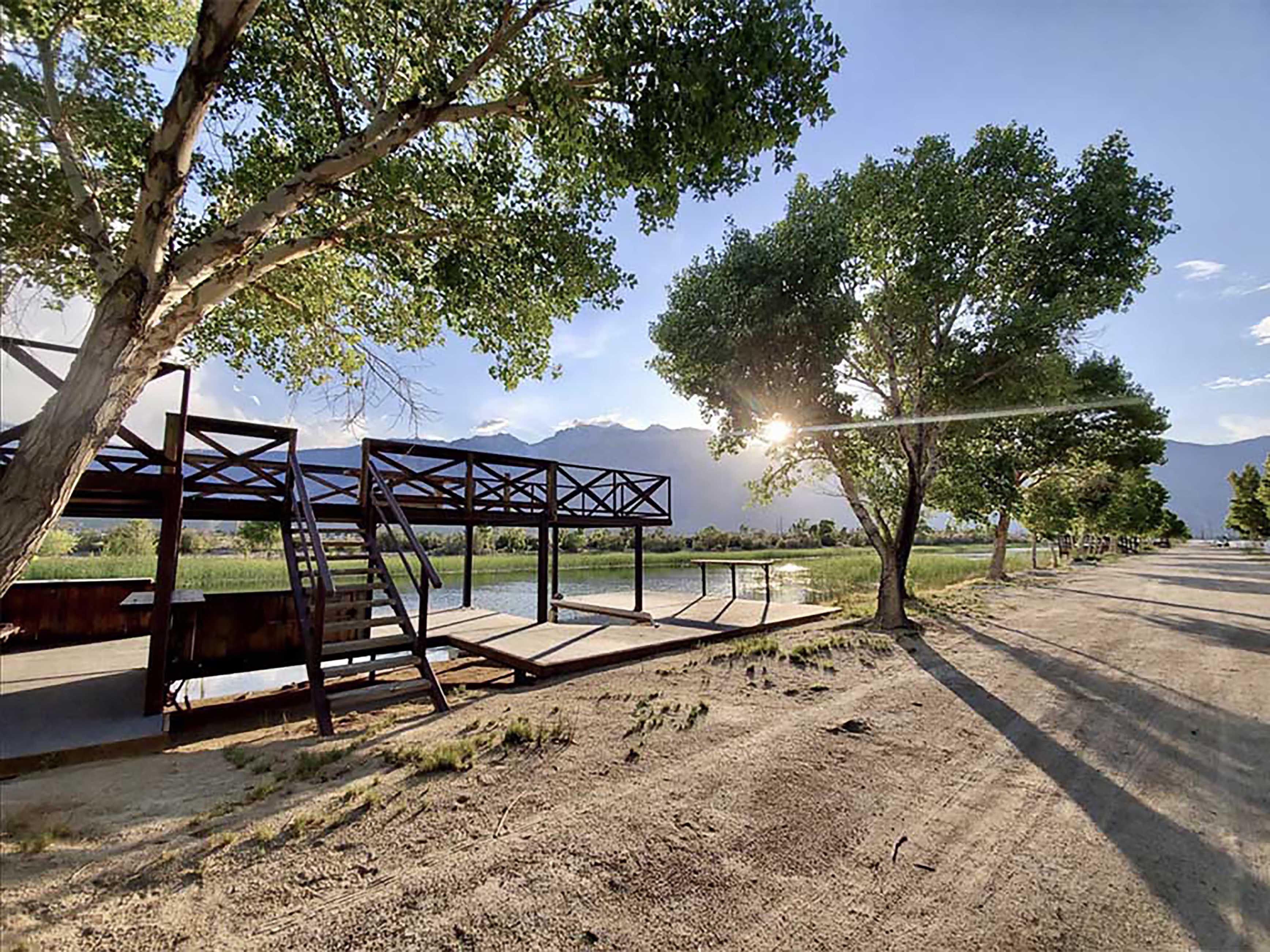 Camp Under Spacious Skies at Lake Olancha RV Park in California